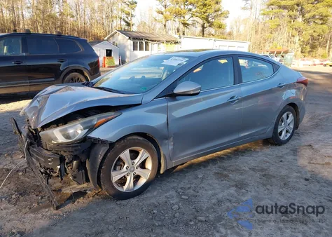 2016 Hyundai Elantra Value Edition из США, поврежденный, VIN KMHDH4AE2GU504463